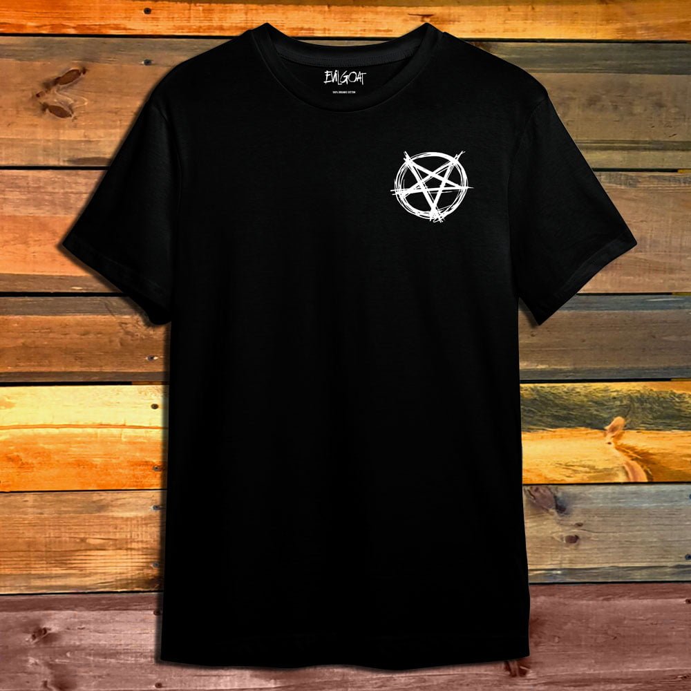 Тениска EVILGOAT Goat Pentagram 666
