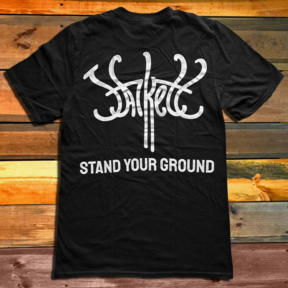 Тениска Jackett Stand Your Ground black гръб