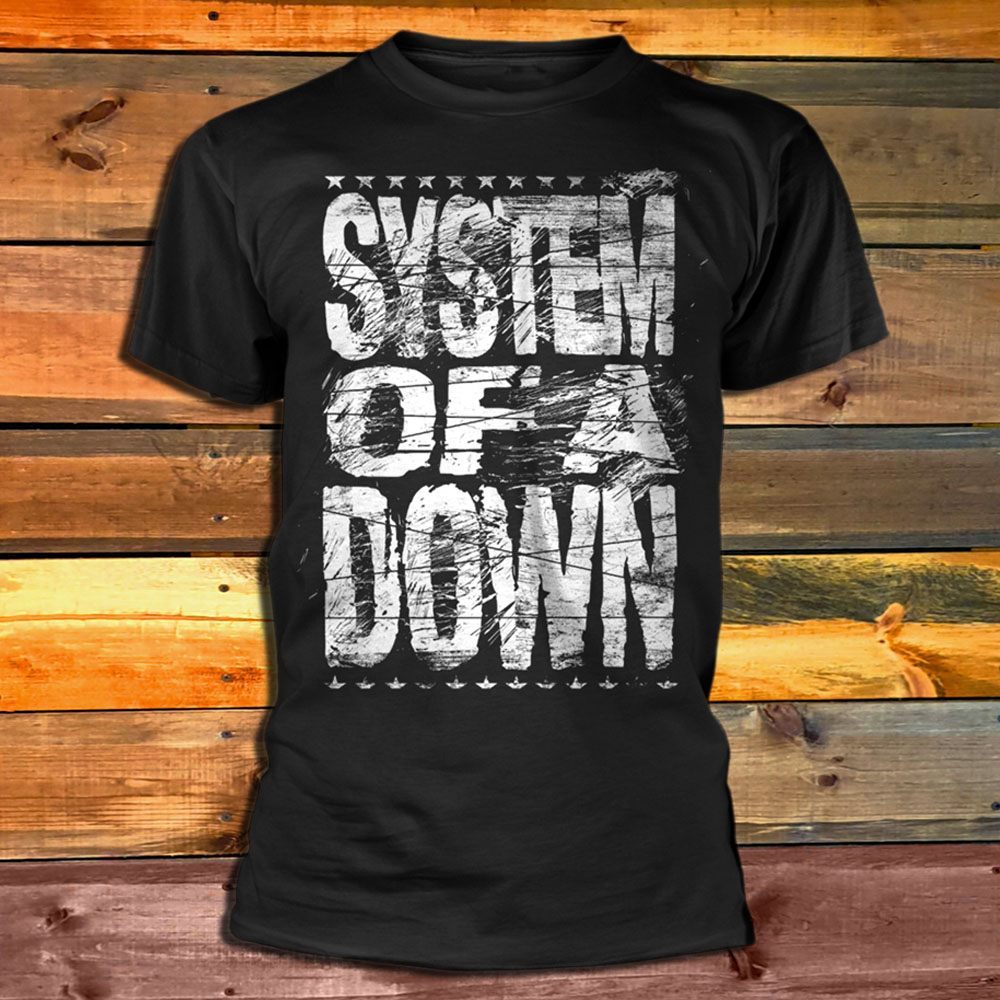Тениска System Of A Down Distressed Logo