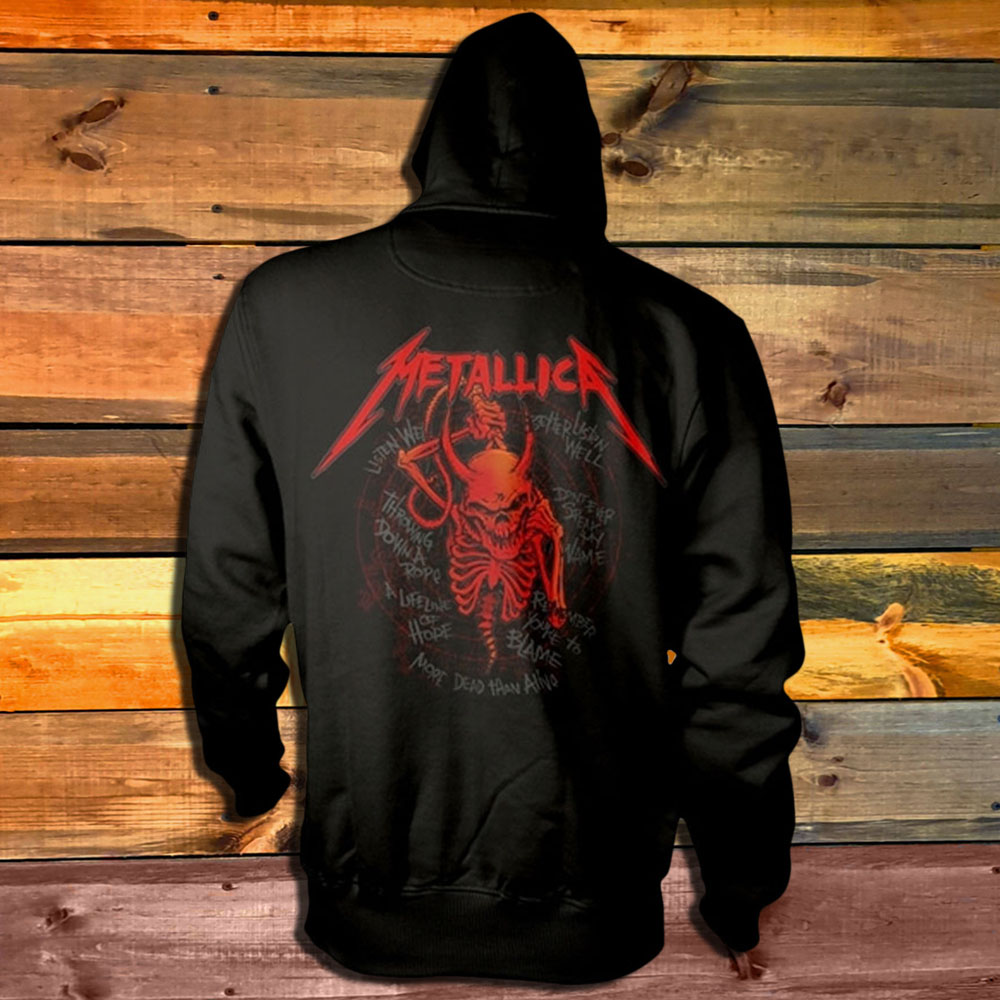 Суитчър Metallica Skull Screaming 72 Seasons гръб