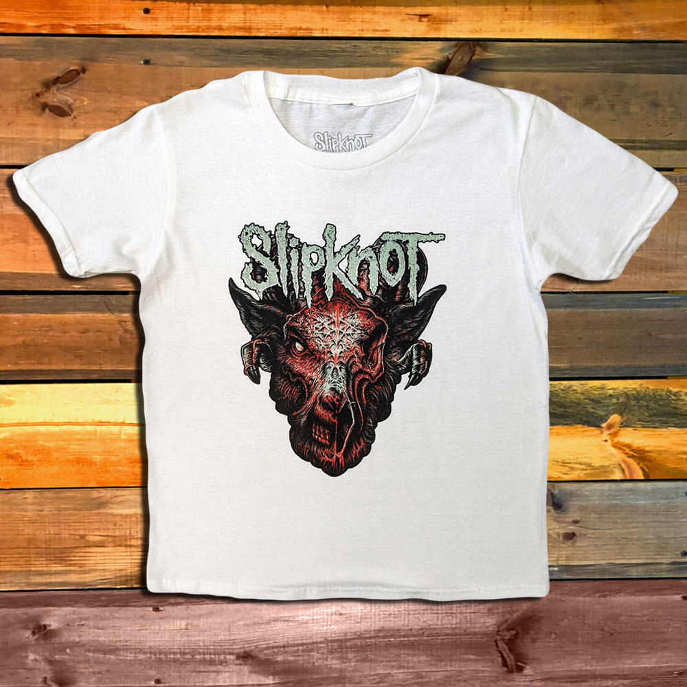 Детска Тениска Slipknot Infected Goat white