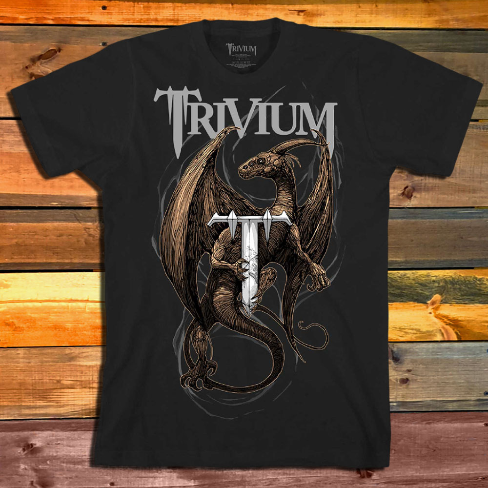 Тениска Trivium Perched Dragon