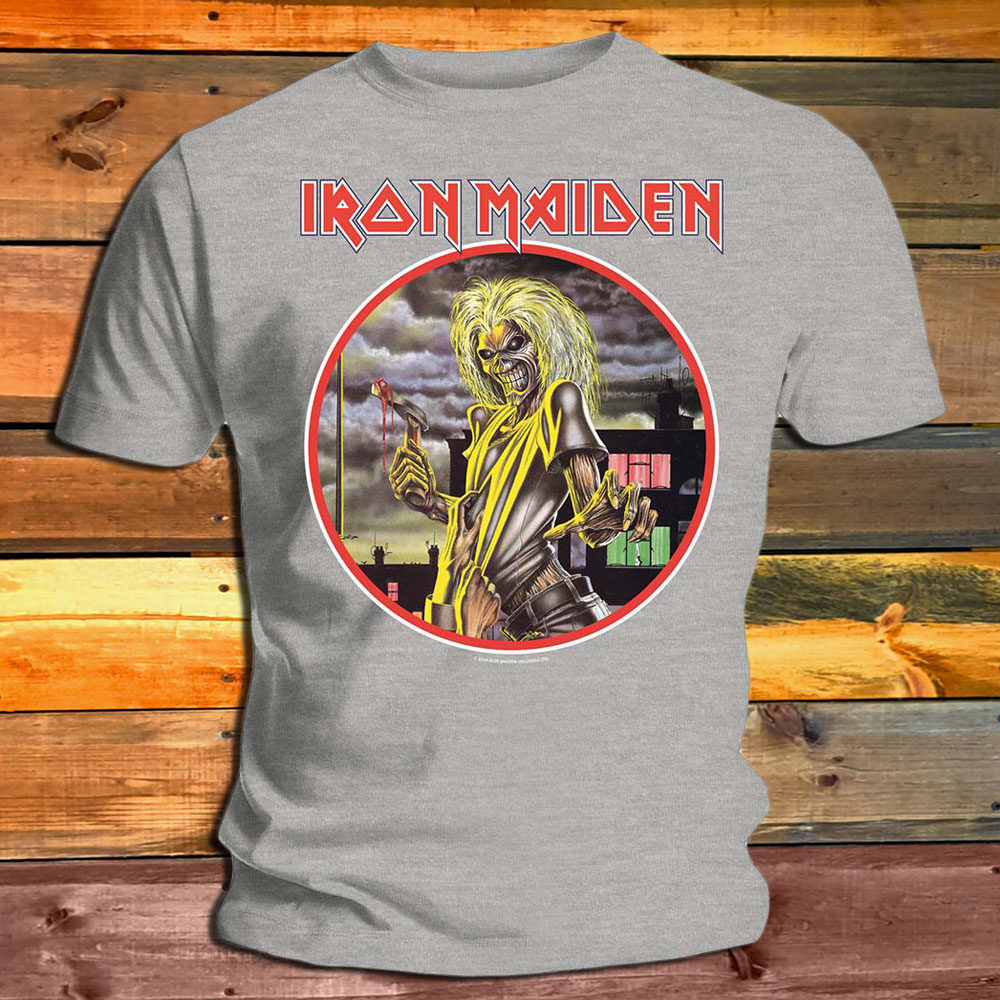 Тениска Iron Maiden Killers grey
