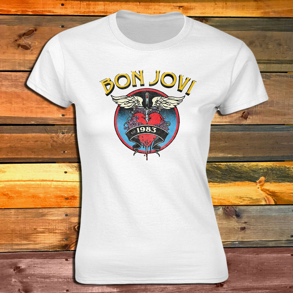 Дамска Тениска Bon Jovi Logo