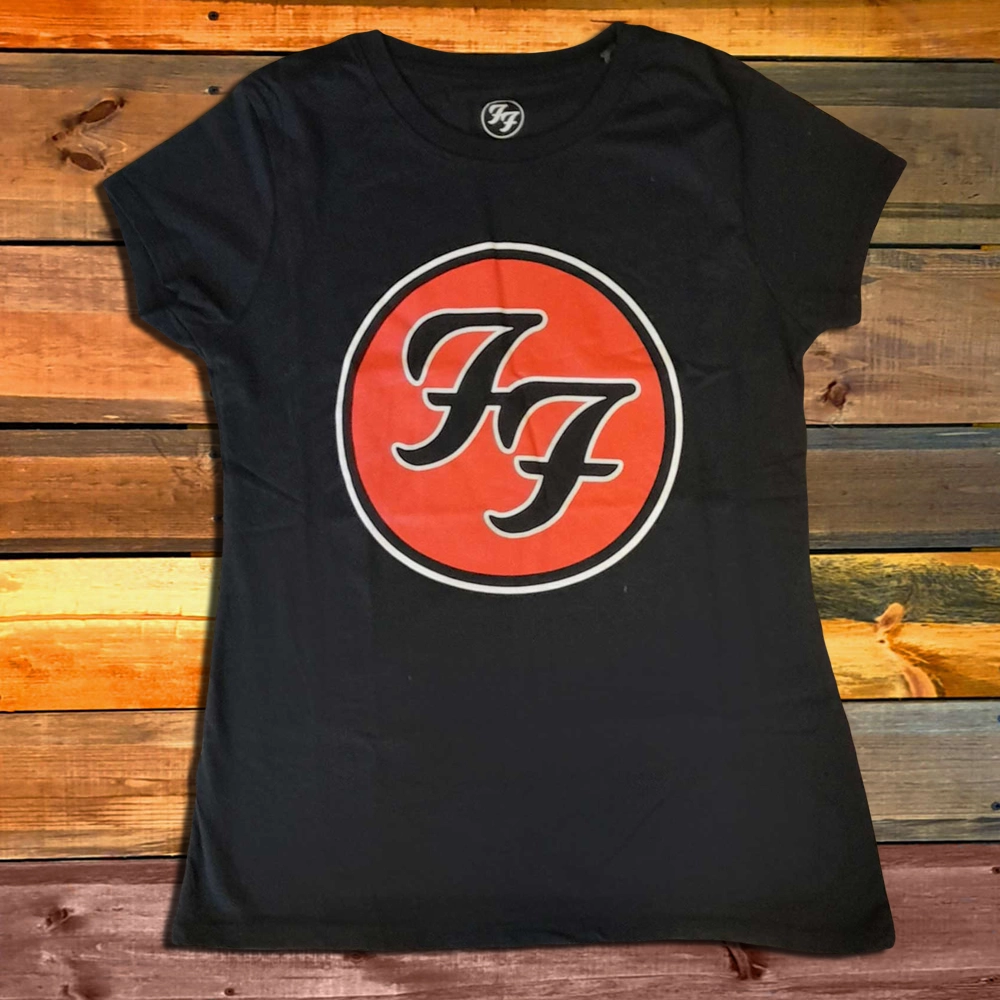 Дамска Тениска Foo Fighters Logo black