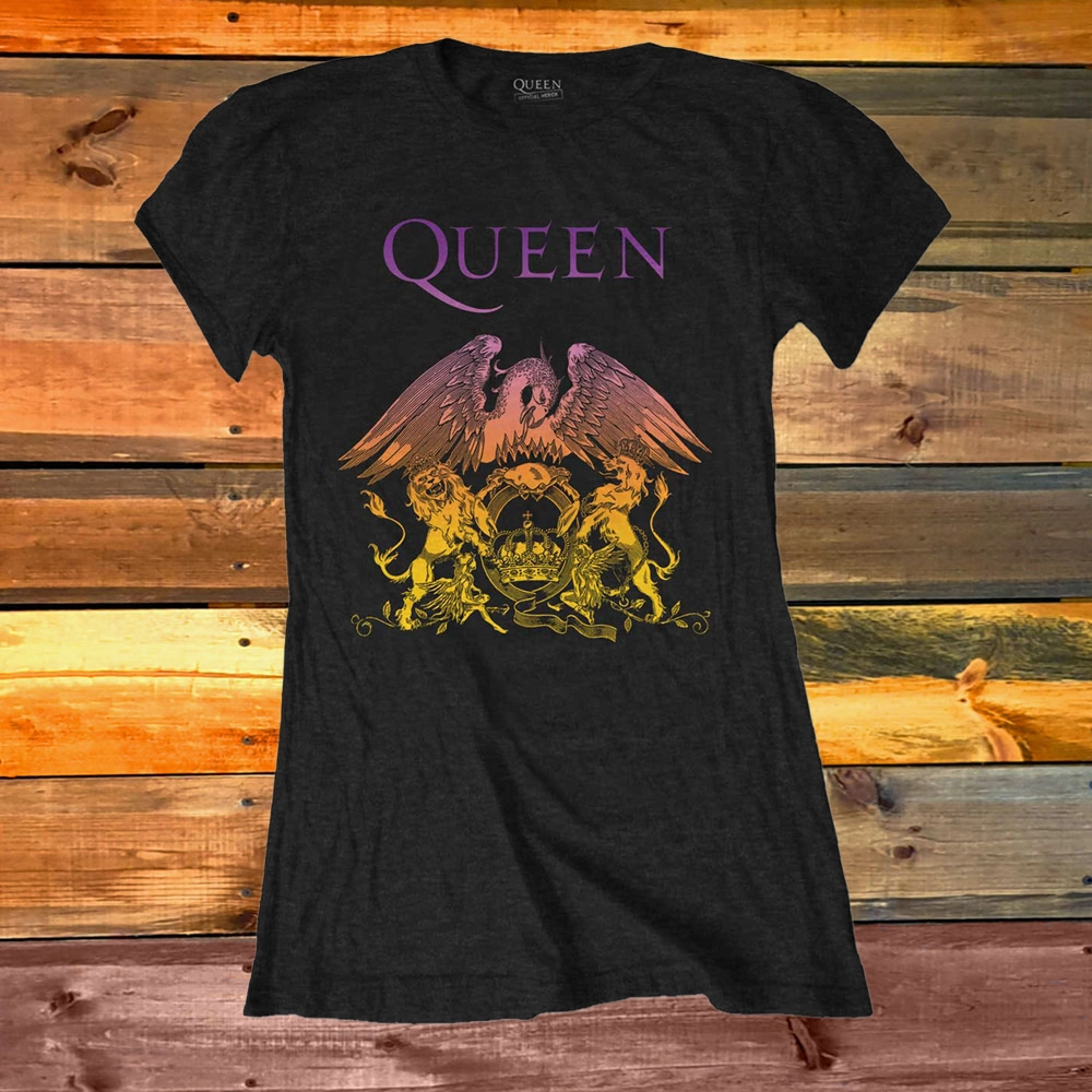 Дамска Тениска Queen Crest black