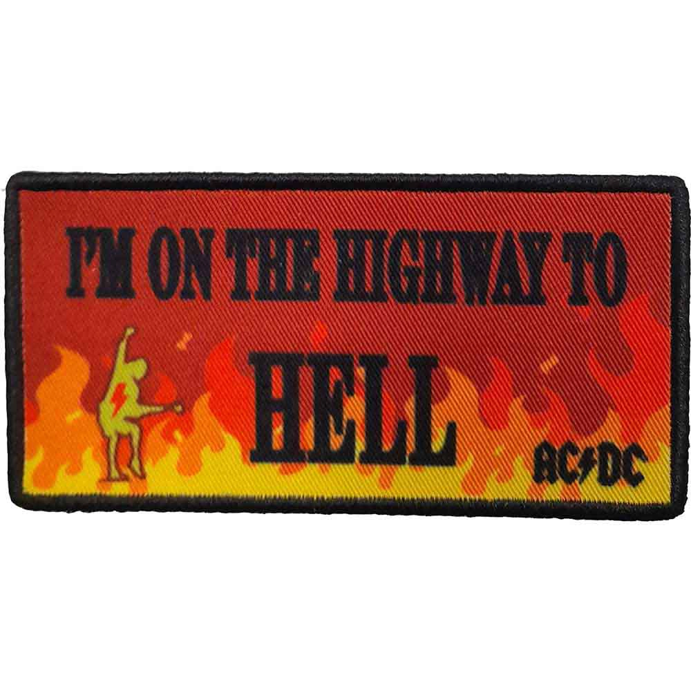 Нашивка AC/DC Highway To Hell Flames