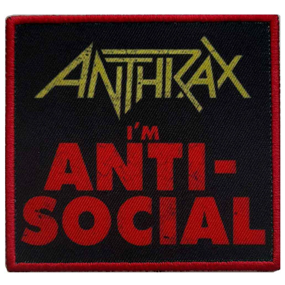 Нашивка Anthrax Anti-Social