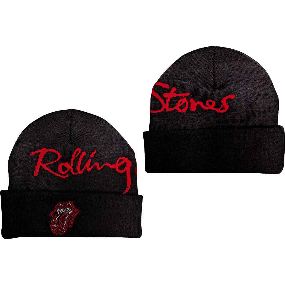 Зимна Шапка The Rolling Stones Tongue Diamante