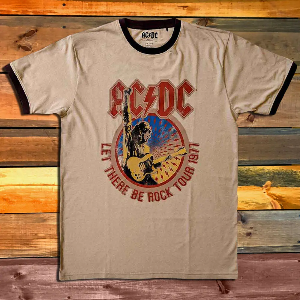 Тениска AC/DC Let There Be Rock Tour '77