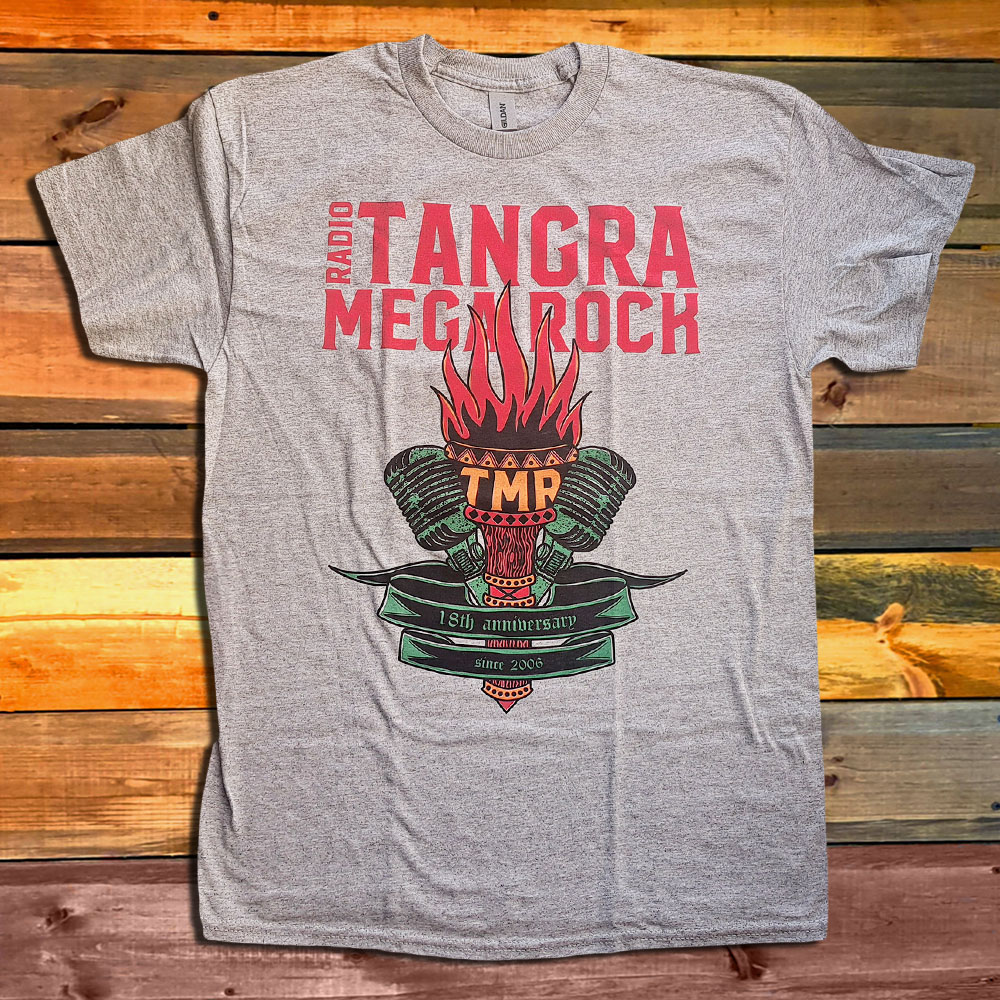 Тениска Radio Tangra Mega Rock - 18 Years Anniversary grey