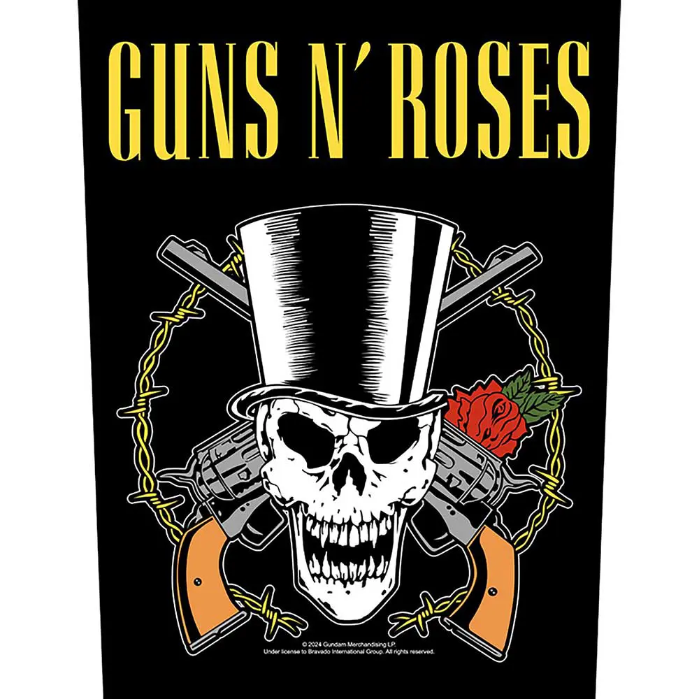Гръб Guns N' Roses Skull & Guns