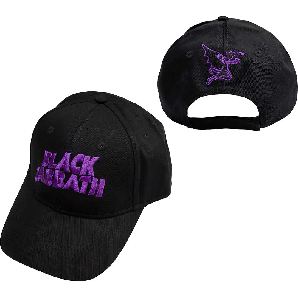 Шапка с козирка Black Sabbath Demon&Logo Black