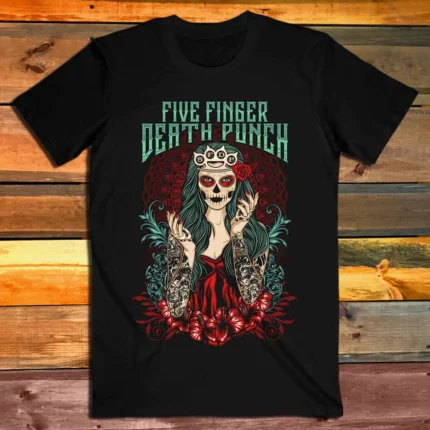 Тениска Five Finger Death Punch Lady Muerta