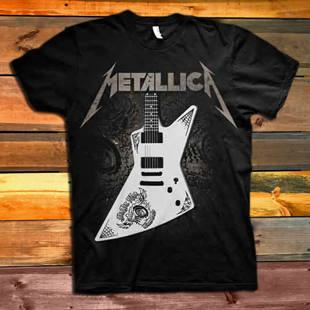 Тениска Metallica Papa Het Guitar