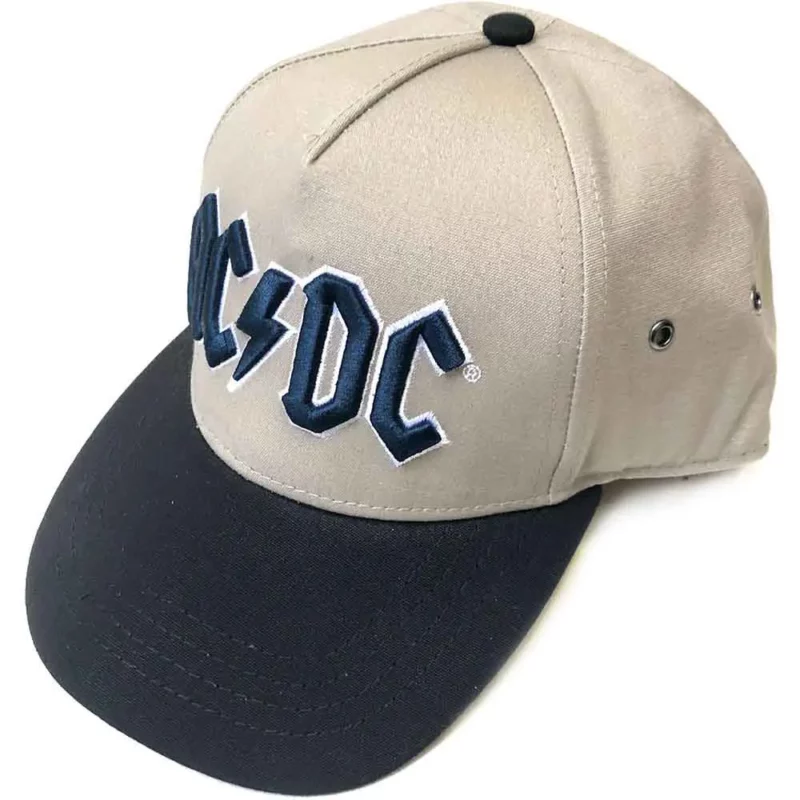 Шапка с козирка AC/DC Logo black & sand