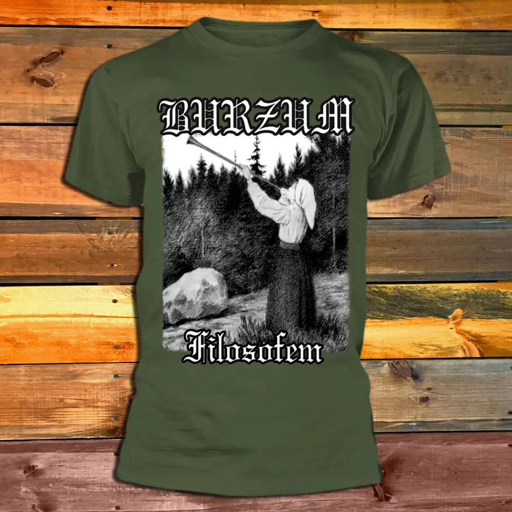 Тениска Burzum Filosofem green