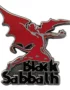 Метална значка Black Sabbath Logo & Daemon