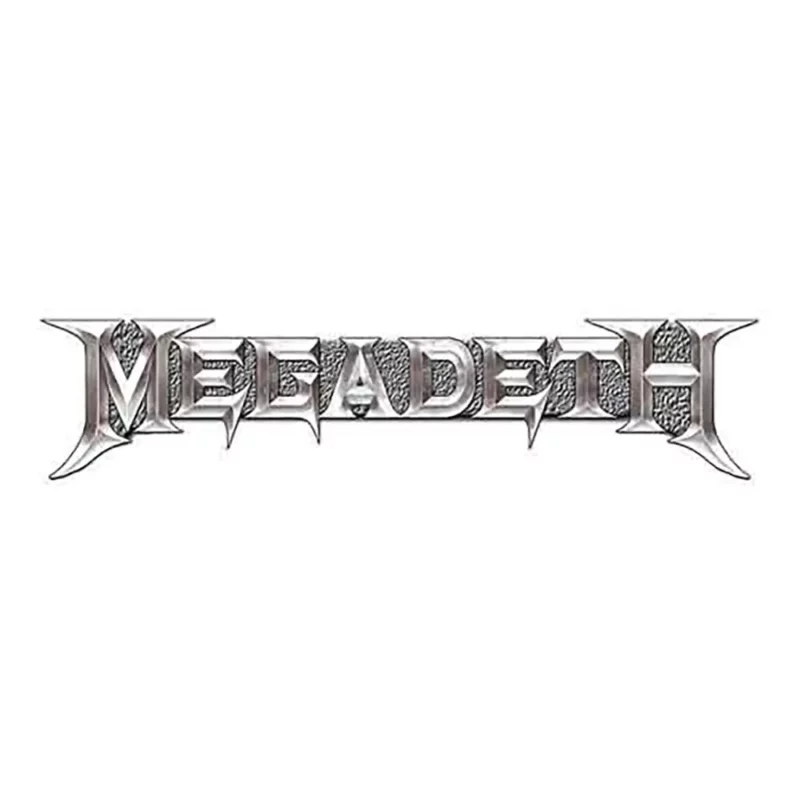 Значка Megadeth Chrome Logo