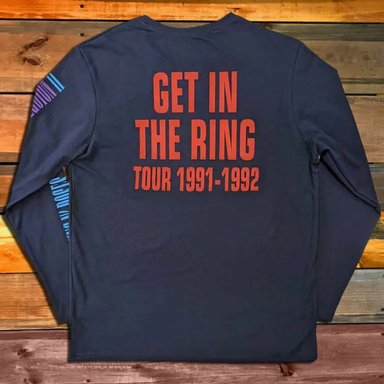 Тениска с дълъг ръкав Guns N' Roses Get In The Ring Tour '91-'92' гръб