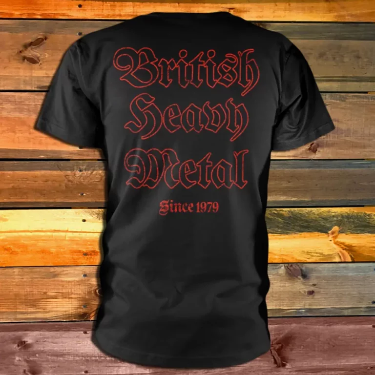 Тениска Saxon British Heavy Metal Since 1979 гръб