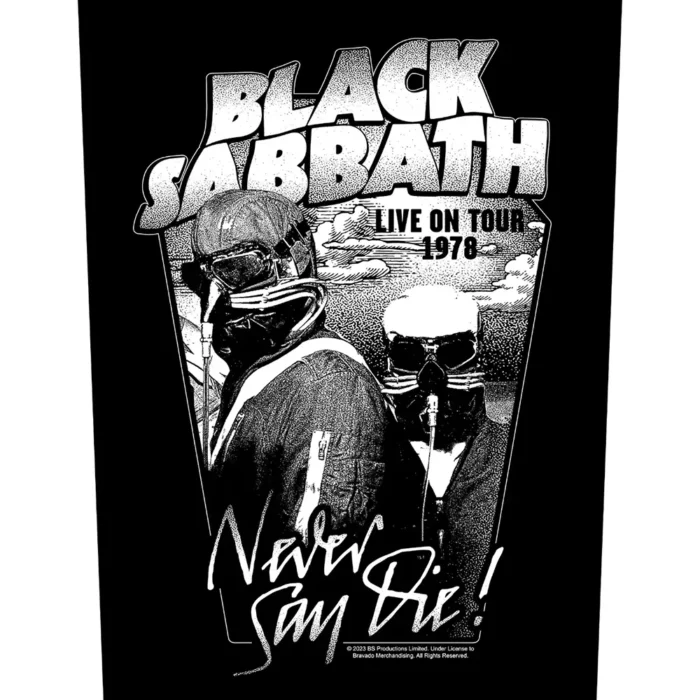 Гръб Black Sabbath Never Say Die