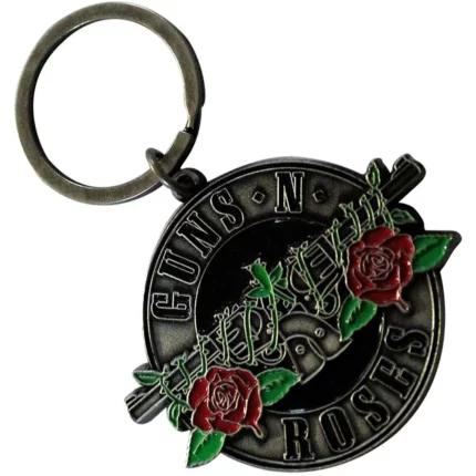 Ключодържател Guns N' Roses Silver Circle Logo