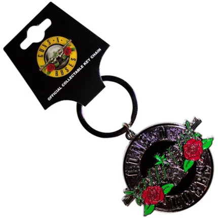 Ключодържател Guns N' Roses Silver Circle Logo