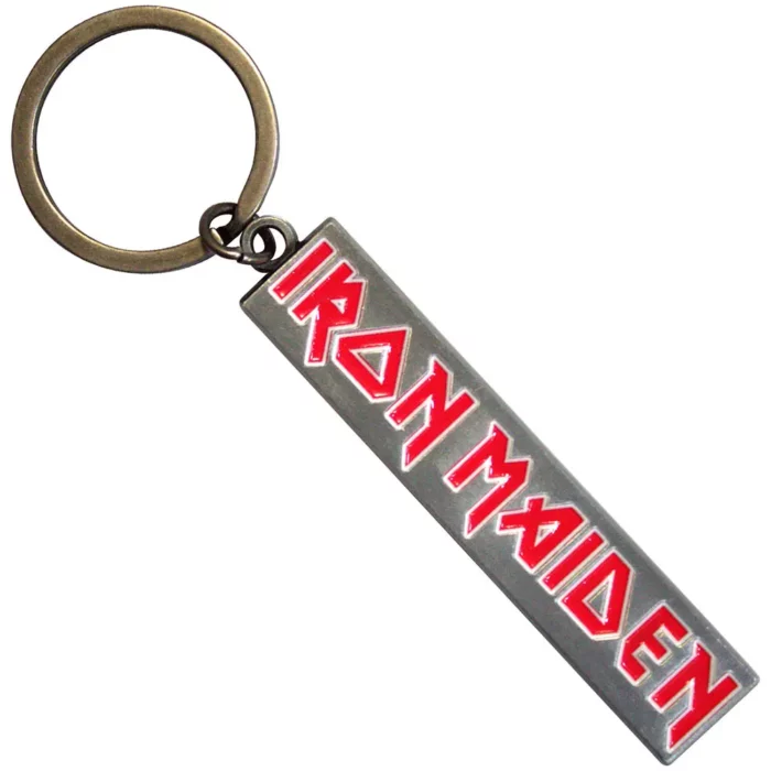 Ключодържател Iron Maiden Red Logo Rectangle