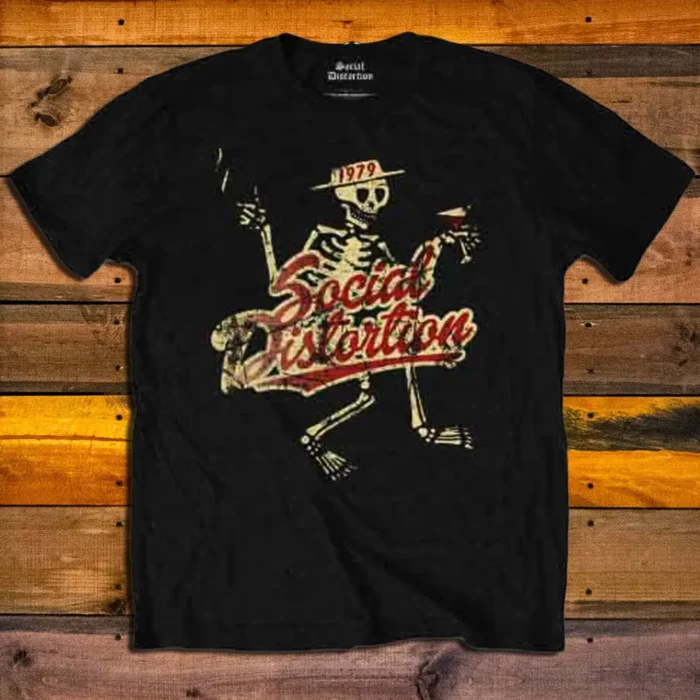 Тениска Social Distortion Vintage Skelly Logo