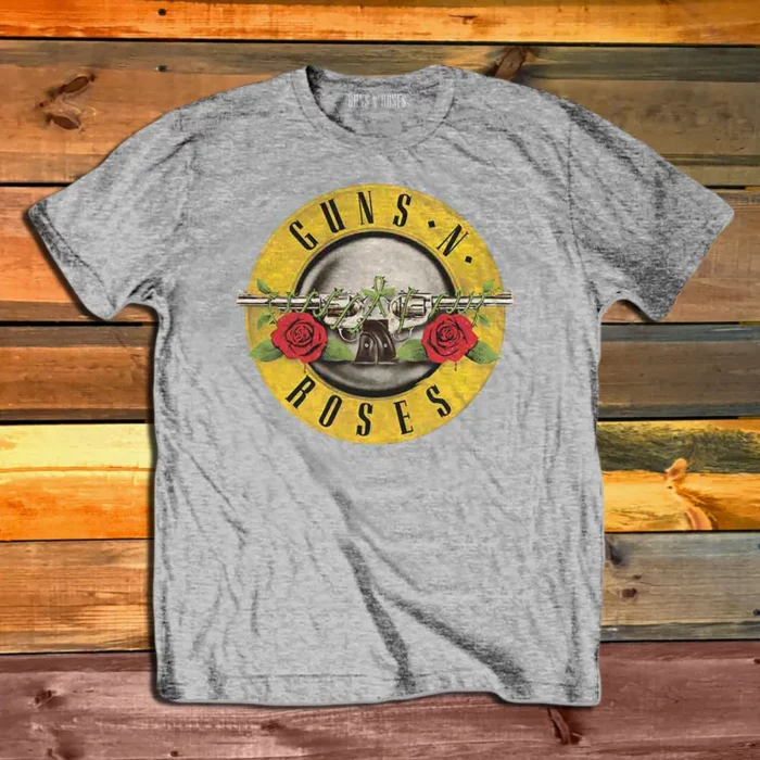 Детска Тениска Guns N' Roses Classic Logo grey