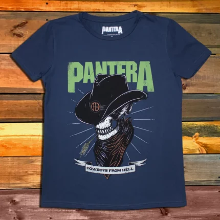 Дамска Тениска Pantera Skeleton Cowboy