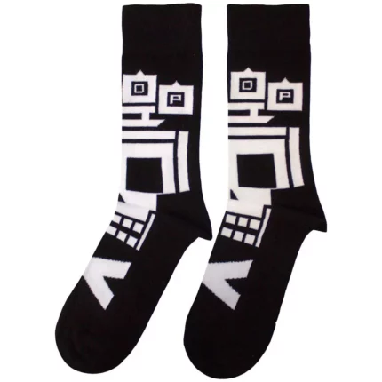 Чорапи Five Finger Death Punch Socks Pixeled Skull black