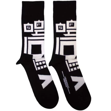 Чорапи Five Finger Death Punch Socks Pixeled Skull black