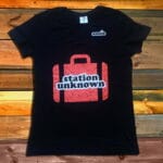 Дамска Тениска Annie V - Station Unknown - black