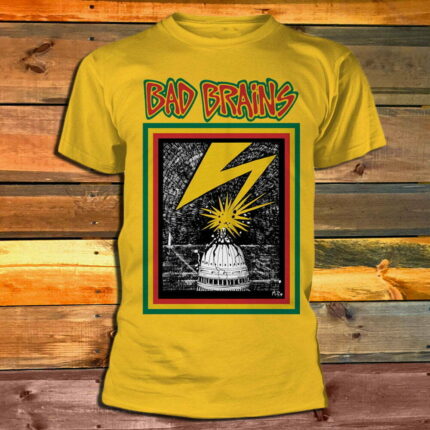 Тениска Bad Brains - yellow