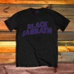Детска Тениска Black Sabbath - Wavy Logo - black