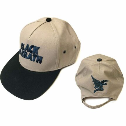 Шапка с козирка Black Sabbath - Wavy Logo & Demon - cream