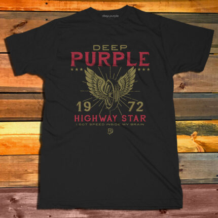 Тениска Deep Purple - Highway Star - black
