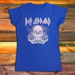 Дамска Тениска Def Leppard - Pour Some Sugar On Me Skull
