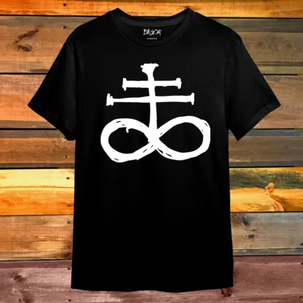 Тениска EVILGOAT - Leviathan Cross & Logo