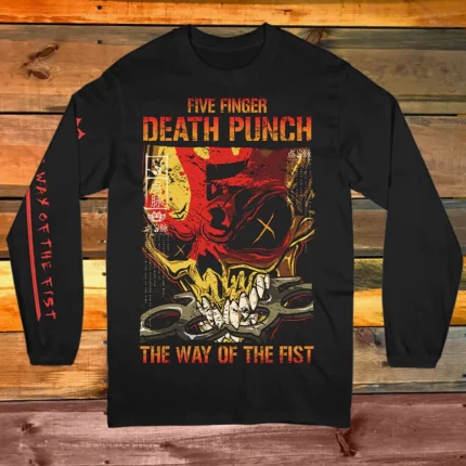 Тениска с дълъг ръкав Five Finger Death Punch - The Way Of The Fist Anniversary