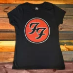 Дамска Тениска Foo Fighters - Logo - black
