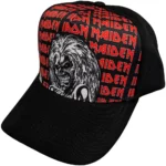 Шапка с козирка Iron Maiden Eddie Logo Repeat