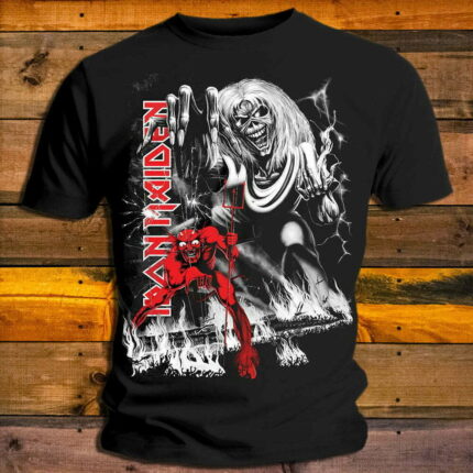 Тениска Iron Maiden - The Number Of The Beast F&B