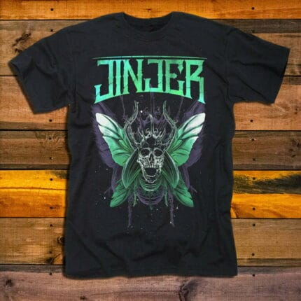 Тениска Jinjer - Butterfly Skull