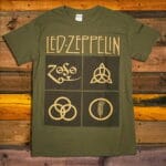 Тениска Led Zeppelin - Gold Symbols