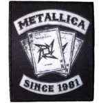 Нашивка Metallica Since 1981 (Cards)