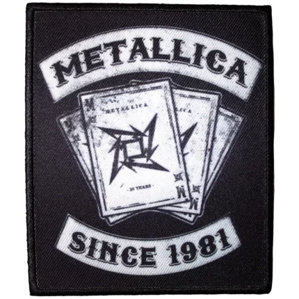 Нашивка Metallica Since 1981 (Cards)