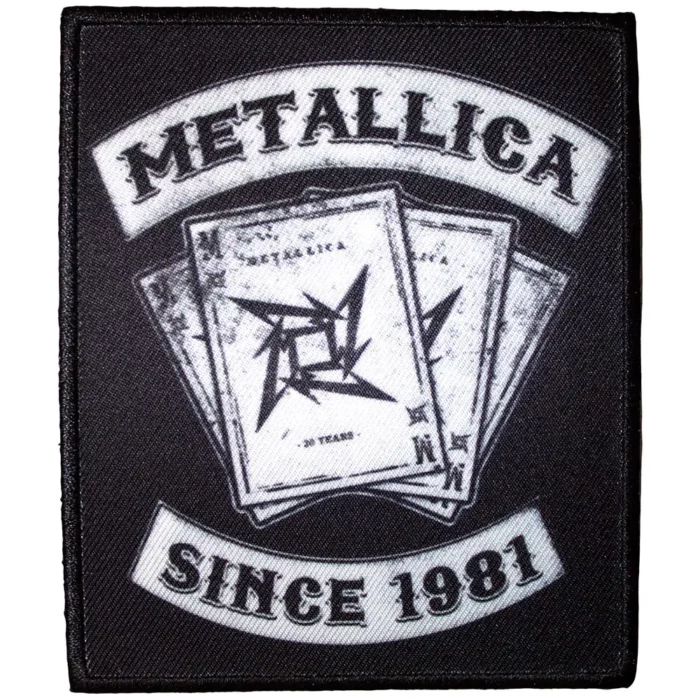 Нашивка Metallica Since 1981 (Cards)